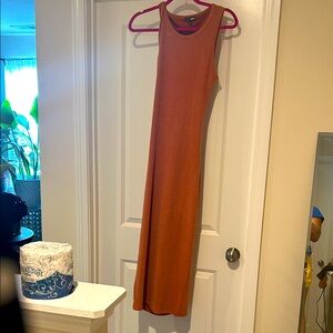 Fashion Nova Rust Maxi Dress